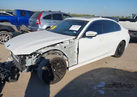 2021 BMW 330I из США, поврежденный, VIN 3MW5R1J01M8B63507